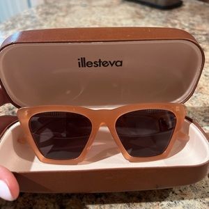 Women's Orange Lisbon Sunglasses